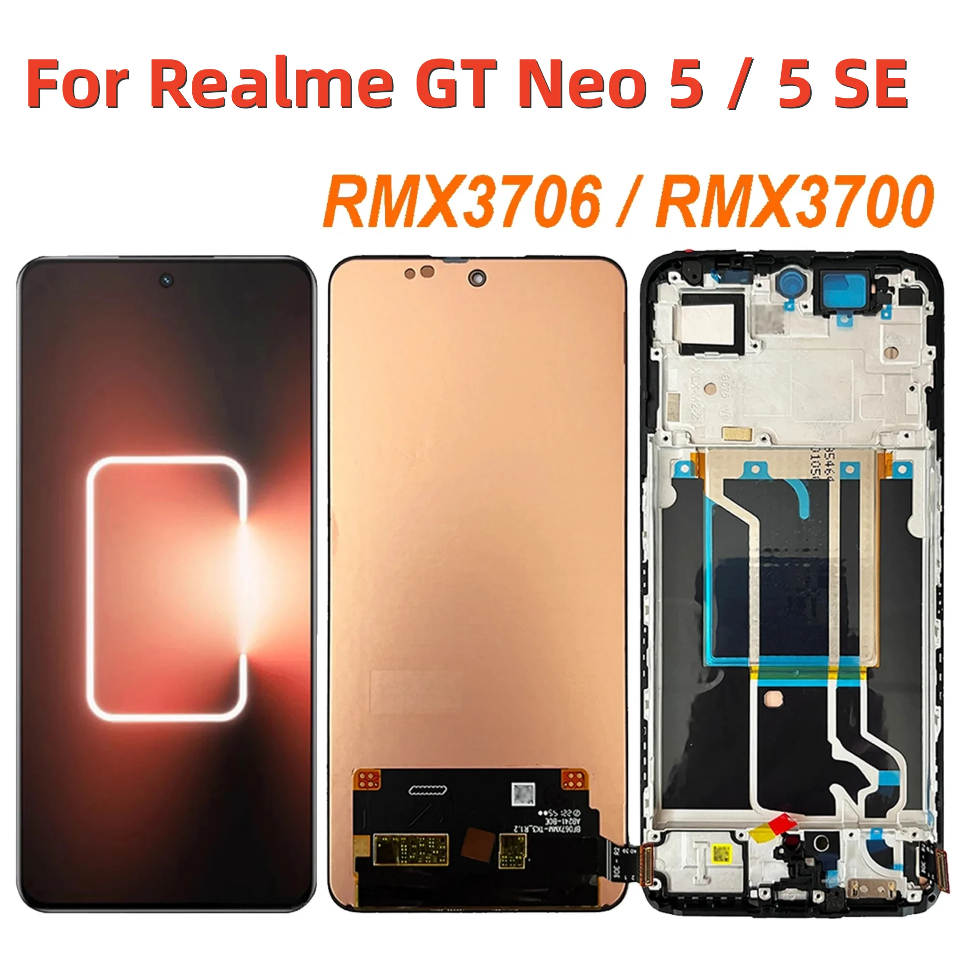 

For Realme GT Neo 5 Neo5 SE RMX3700 RMX3706 LCD Display Touch Screen Digitizer Assembly