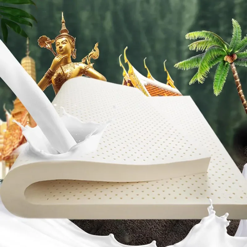 Materasso Per Letto Rigido Di Spessore Materassi In Lattice Naturale Molblly Thailandia Di Alta Qualità Fancy Core Sleep Colchones De Cama Furniture