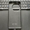 Original Case For OnePlus 12 Case Carbon Sandstone Black Wood Bumper Karbon Protective Cover Case For One Plus 12 5G OPO 6