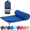 1-pcs Lightweight microfibre quick-drying towel, travel towel for camping, beach, gym, sports, yoga and swimming 1