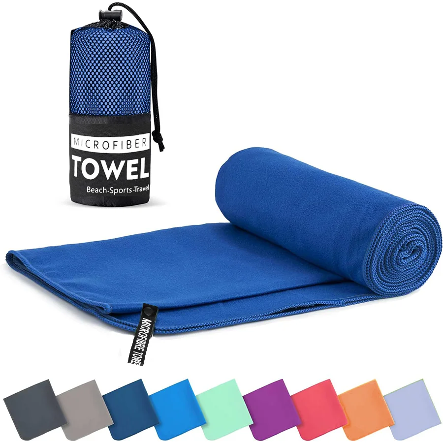 Toalla Ligera Camping Secado Rápido Polygiene Toalla De Microfibra PackTowl Luxe - Ultra Absorbente Para Viaje Y Camping Toalla Viaje Camping Ligera