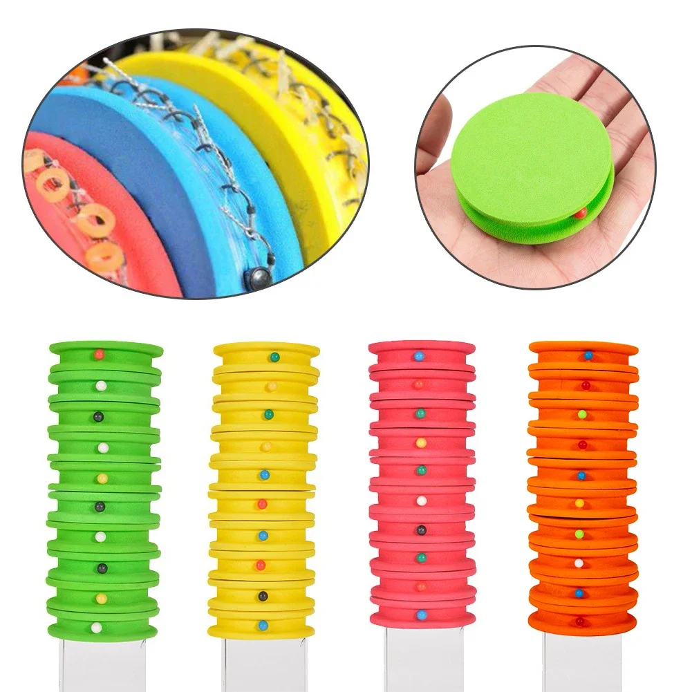 Carp Fishing Rig Winders 10pcs Line Leader Winder Spooler + 10 Pins EVA Plate Hook Storage Line Winder Pesca Fishing Accessories