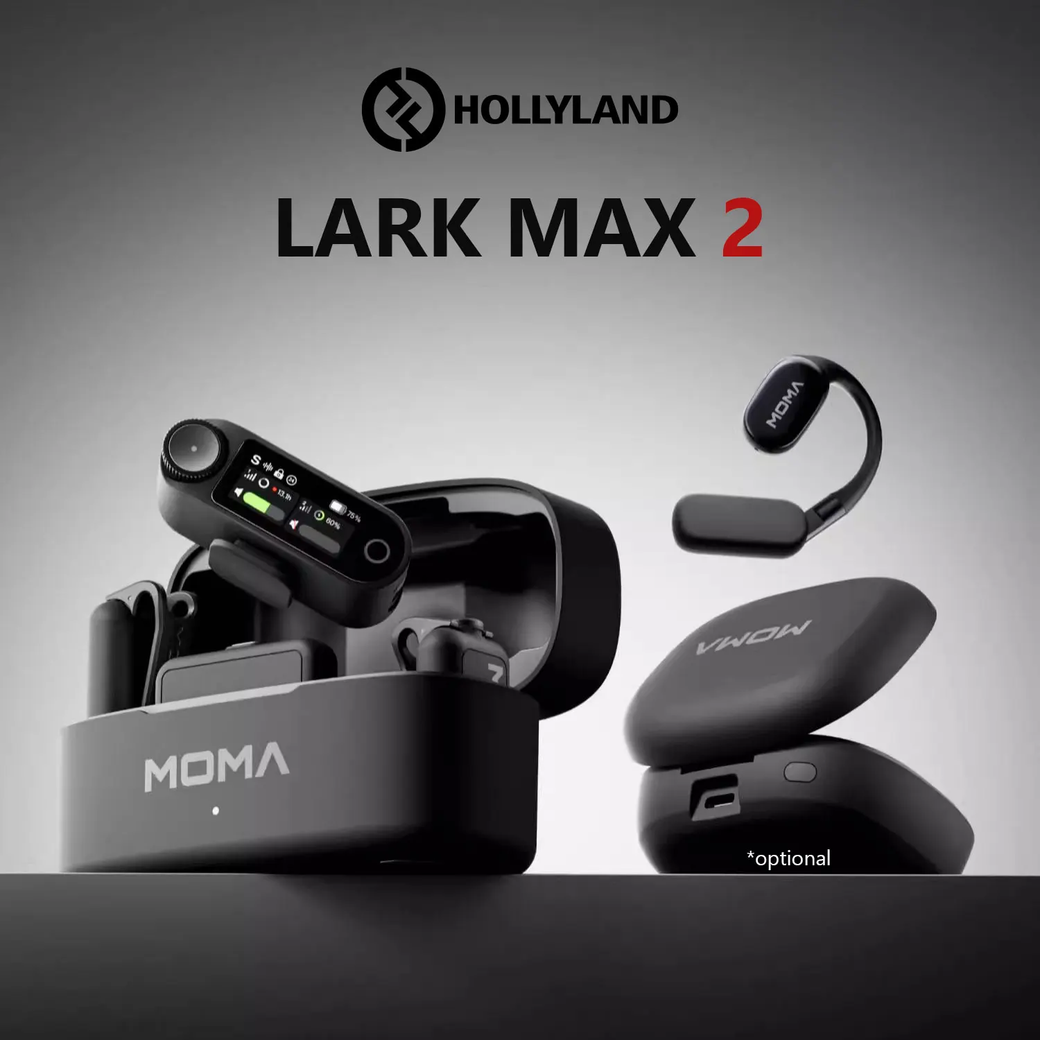 【新品 未開封】 HOLLYLAND LARK MAX 2 ワイヤレスマイク 24840-162-