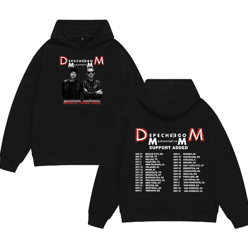 Rock Band Depeche Cool Mode Memento Mori Print Felpa Con Cappuccio Pullover Gotico Vintage Da Uomo Felpe Oversize Da Uomo Hip Hop Streetwear