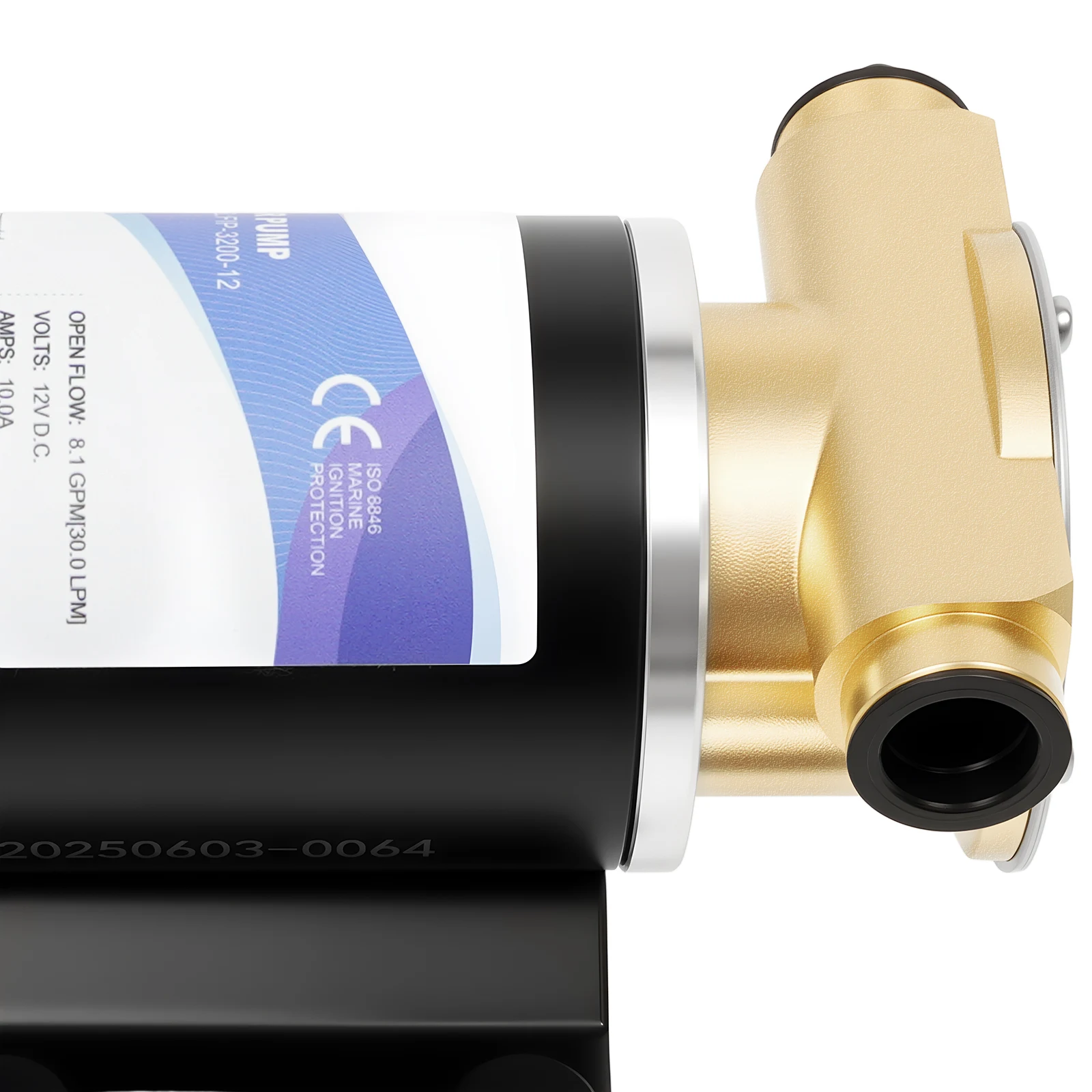 30 l/min Wasserpumpe, 120 W, Motorlaufradpumpe aus reinem Kupfer, 2850 U/min, Wasserpumpe für die Bewässerung von Bootsuntergängen für Sprinkleranlagen – Detail 26