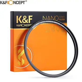 K & F CONCEPT 마그네틱 링 어댑터, K & F ND UV CPL 마그네틱 카메라 렌즈 필터, 49mm, 52mm, 55mm, 58mm, 62mm, 67mm, 72mm, 77mm, 82mm