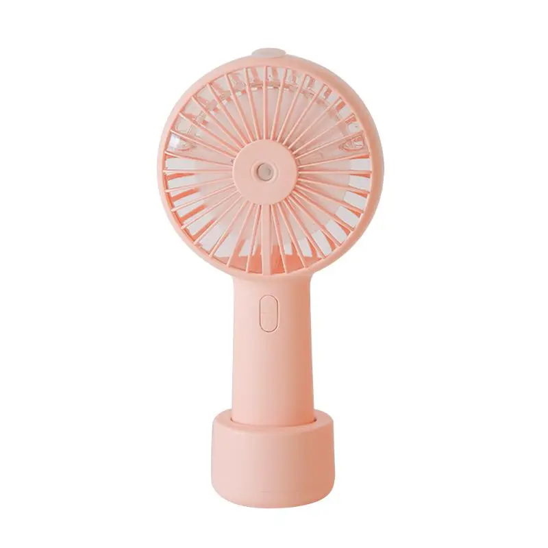 

Handheld Air Humidifying Spray Fan Small Cooling Fan Portable USB Rechargeable Eyelash Fan Cooler Fan Low Noise