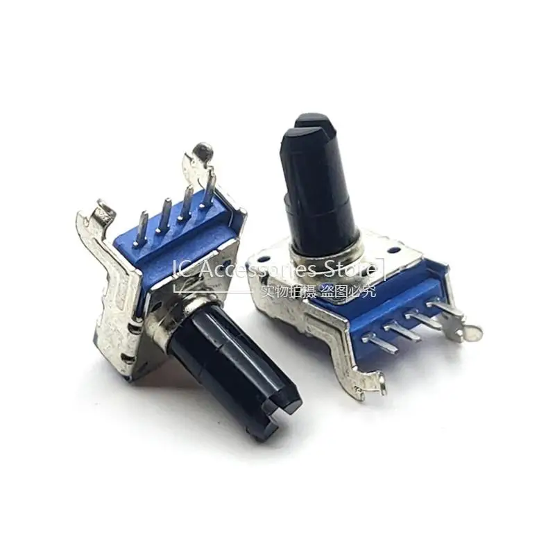 

2PCS 142 Horizontal 4-Pin Single Potentiometer B1K B102 B10K B103 B20K B203 B50K B503 Without Midpoint Handle Length 13MMF