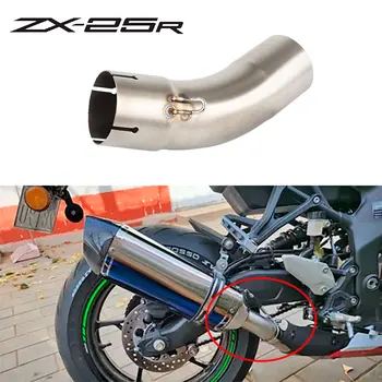 Motorcycle exhaust mid pipe For KAWASAKi Ninja ZX25R ZX-25R 2020-2021 ZX25R Exhaust SILP ON