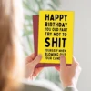 1pcs, Funny Happy Birthday Card,Anniversary Year Old Card,Happy Birthday Card for Him Husband Boyfriend Girlfriend Wife Her 5