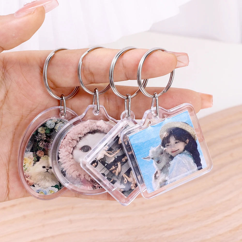 Customizable Clear Acrylic Keychain Frame - Perfect
