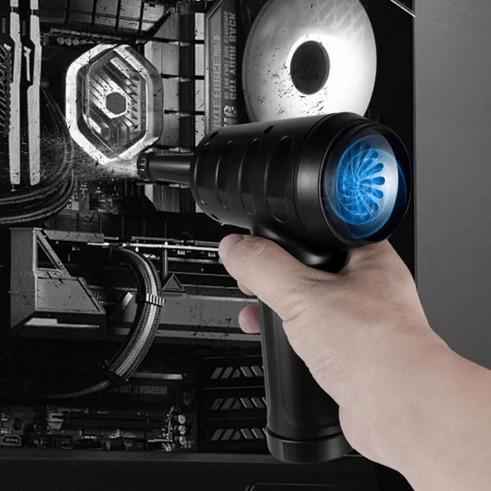 Electric Air Duster Compressed Air Duster 51000RPM 3 Gear Adjustable Rechargeable Car Cordless Air Blower for Computer Keyboard 3