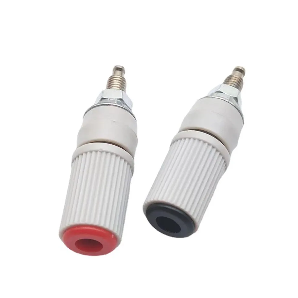 2PCS/1pairs M5 * 48mm kupfer terminal 5mm 30A hohe strom 4mm bananen buchse verdrahtung terminal erdung post stecker. – Detail 2