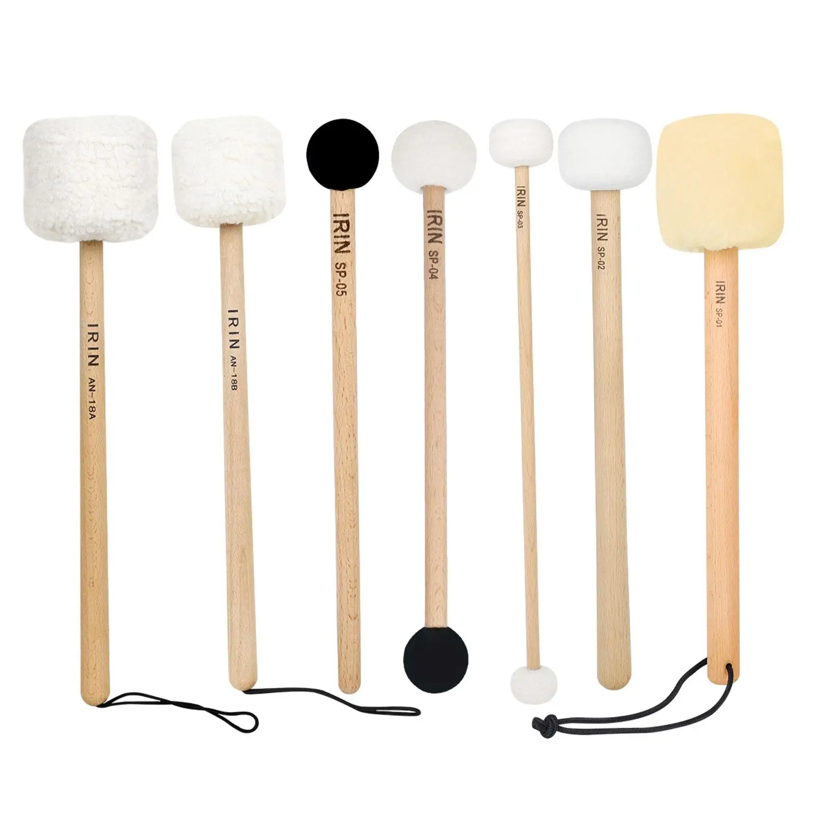 

7Pcs Meditation Bowl Mallet, Wood Handle Mallet Stick for Mindfulness, Playing, Yoga, Crystal Bowl Singing