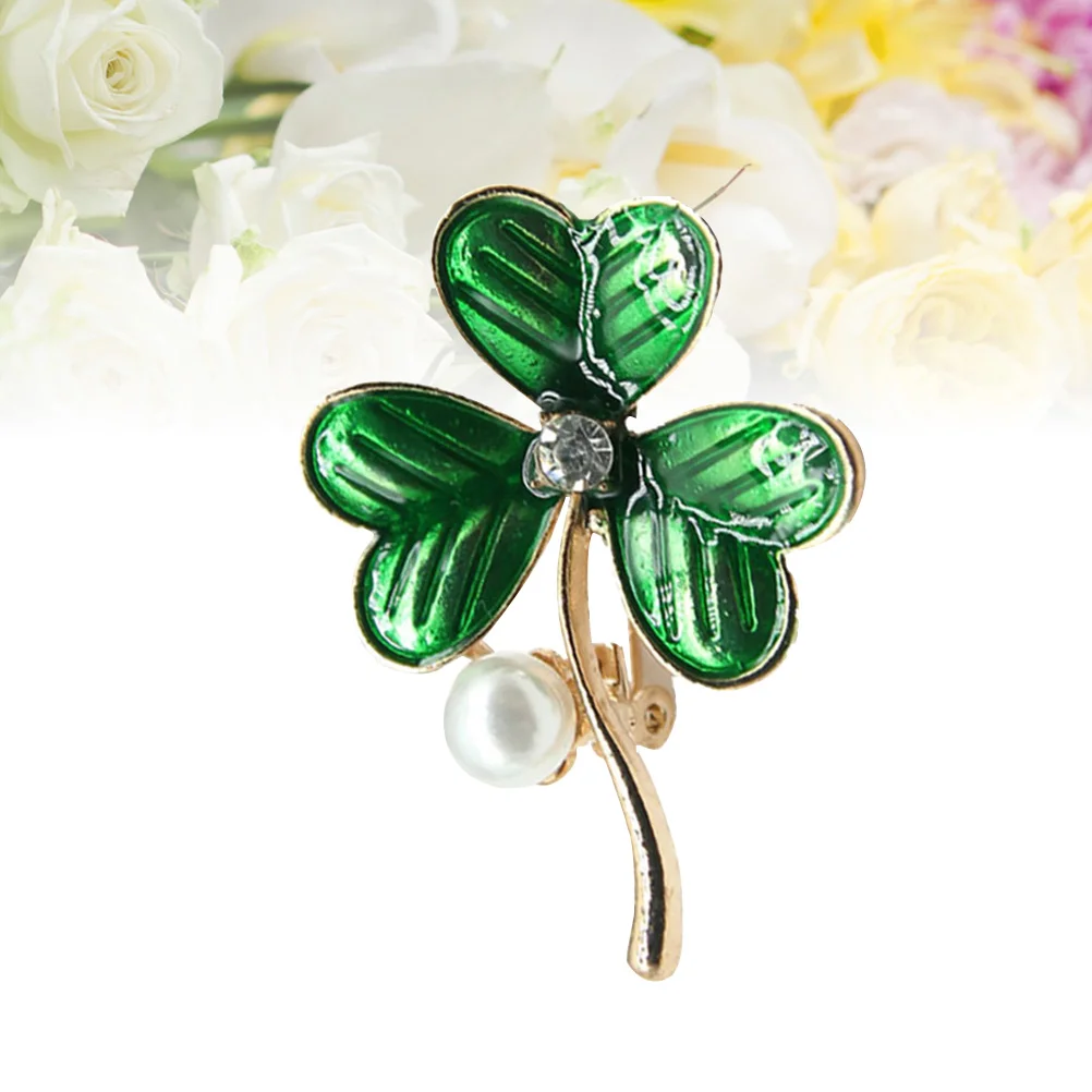 

Pearl Brooch Enamel Breastpin Jewelry Accessories Gift for Women Girls
