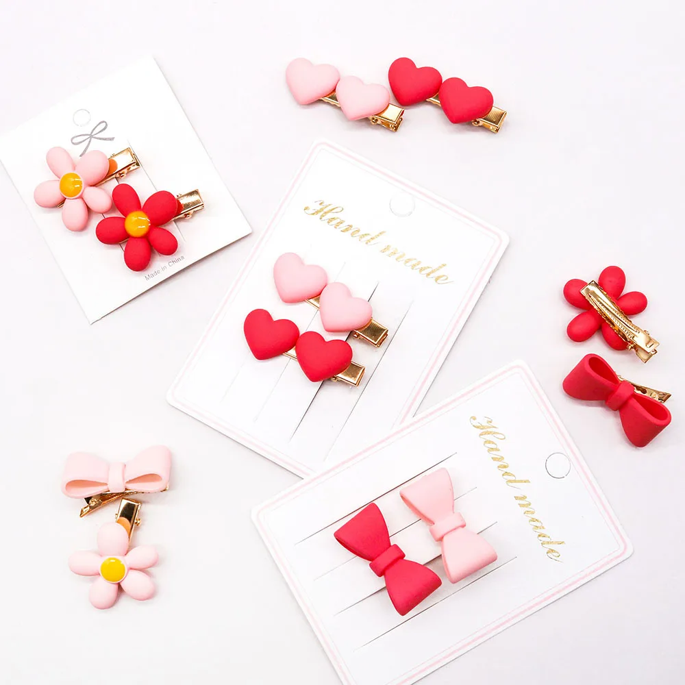 Title 7, 2023 New Pet Dog Hair Clips Dogs Pink Flower He...