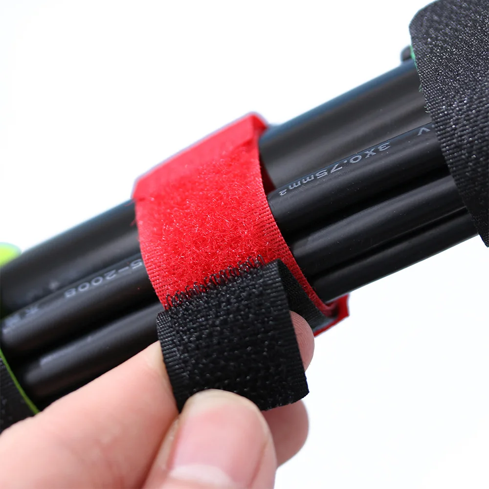 10pcs Fishing Pole Strapping Wrap Band  Fishing Rod Tie Elastic Pole Ties Belt Outdoor Fish Tackle