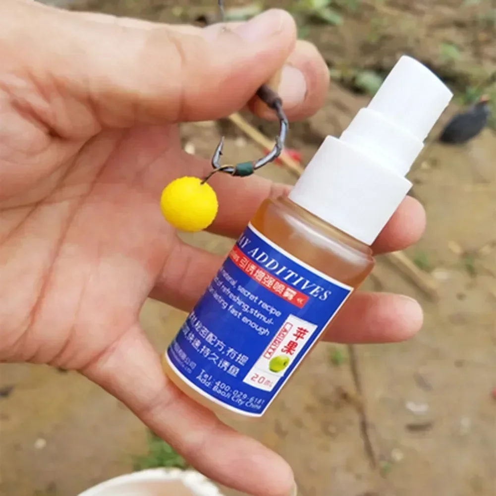 20ml Strong Scents Fish Attractants for Soft Lures Bait Additive Boilies Pop-Up Pellet Attractant Flavoured Spray Flavor Pesca fishing lure