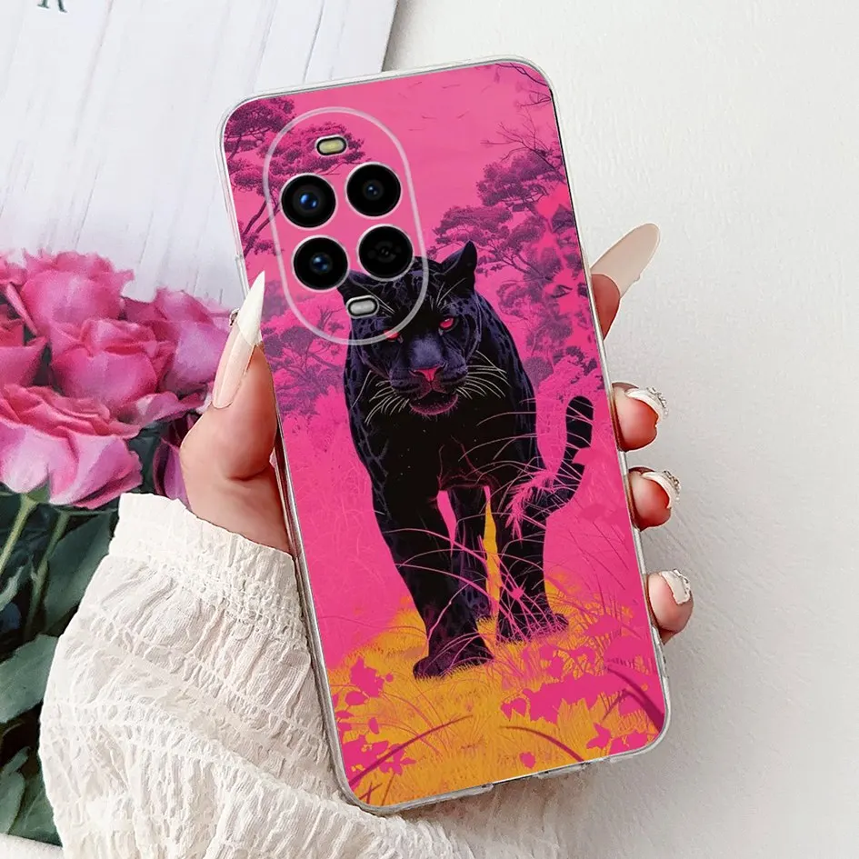 Floral Butterfly Soft Silicone Phone Case - Clear Protective Cover
