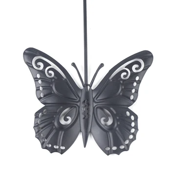 20inch Large Round Butterfly Wall-mounted Clock Creative Iron Craft  Modern Metal Quartz Clock Home Living Room Decor 6