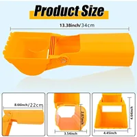 Beach Sand Toys Hand Digger Garden Beach Sandbox Backyard Toys for Kids Sand Shovels Hand Sand Digger for Kids Outdoor Toddler 2