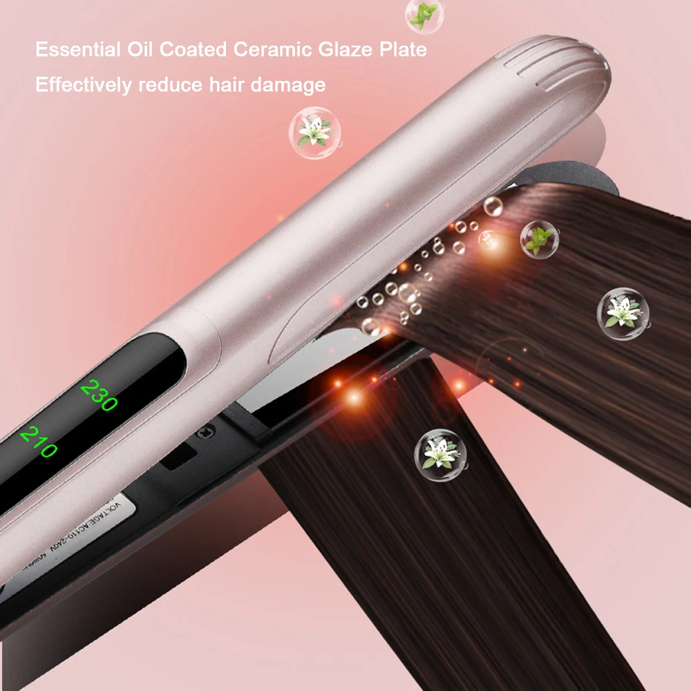 Description Picture 5 of itemProfession Hair Straightener Ceramic Coating Plate Fast Heating Hair Flat Iron 230? Dual Voltage Curling Irons Hair Styling Tool