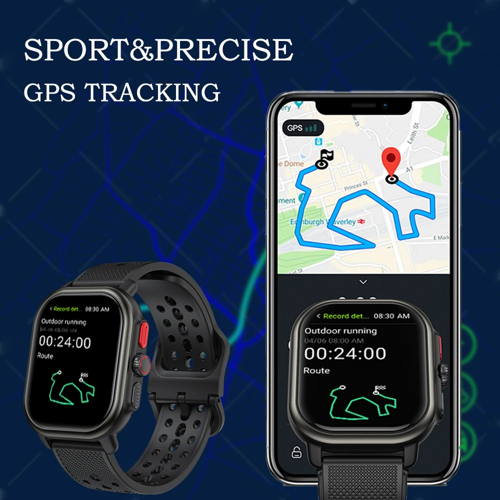 Pulseras Smartwatch Con Pulsometro Integrado Y Gps IUTECH-reloj