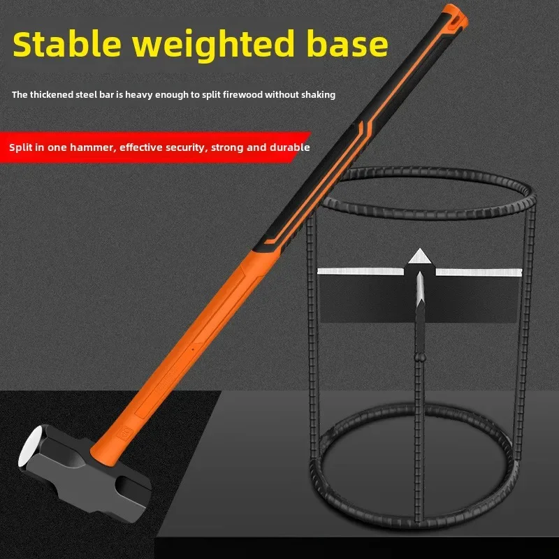 Multi-Functional Log Splitter Tool, Efficient Wood Chopper for Outdoor Use, Perfect for Farm and Home
