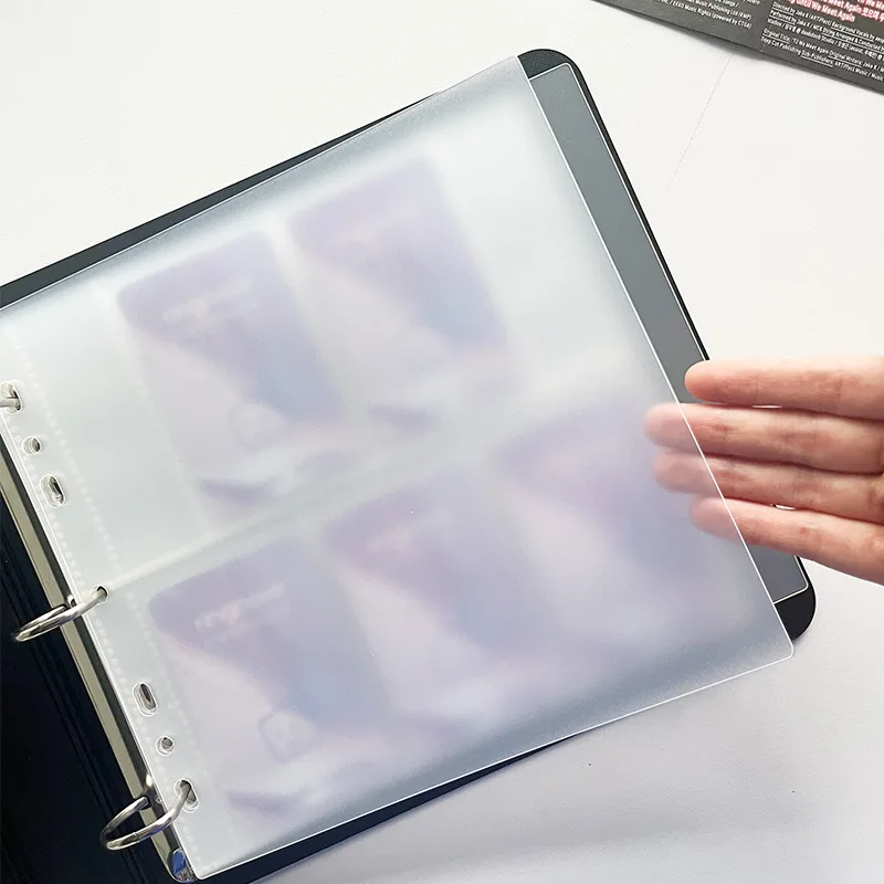 Photo card holder photocard holder Kpop photo card binder 3 inch photocard holder clear sleeves photo albums idol cards collect book trading card storage