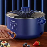 Marmite électrique de grande capacité 220V, marmite multifonction tout-en-un pour la maison, poêle à frire pour dortoir d'étudiants BD 6