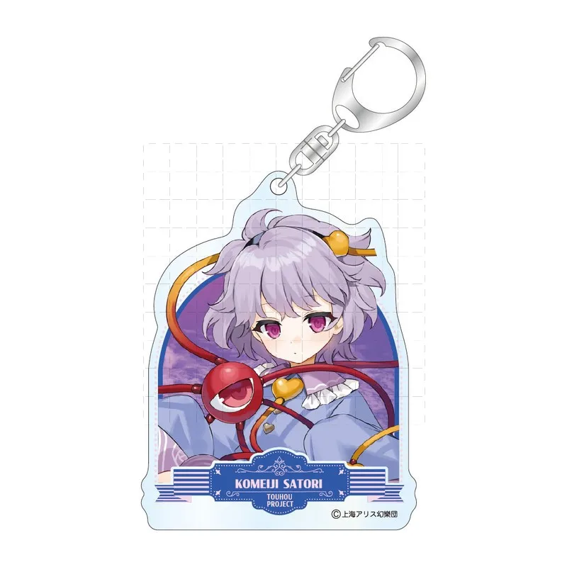 Фото Игровой проект Touhou, брелок, кукла аниме Reiuji Utsuho Kaenbyou Rin Komeiji Satori, акриловая фотография для подарка №3