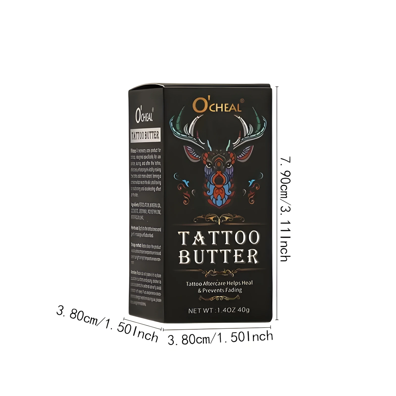 Tattoo care stick, color fixing, moisturizing, skin nourishing, gentle, tattoo embroidery, tattoo cream, rotating type