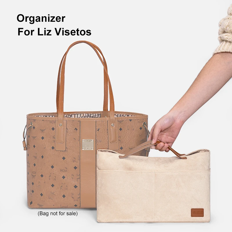 M.Jacobs Tote Bag Suedette Regular Style Leather Handbag Organizer