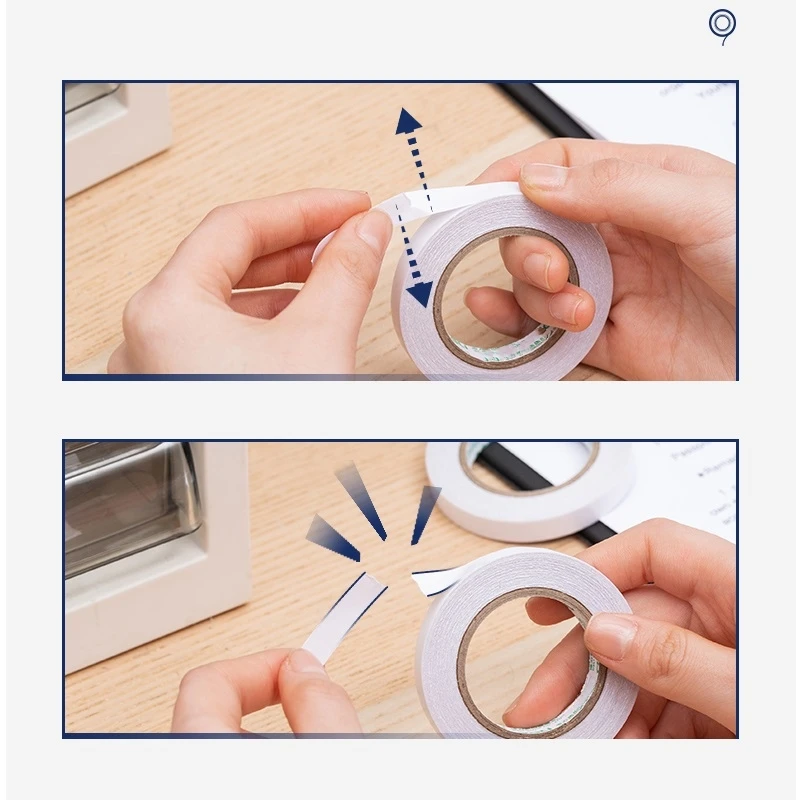 1pcs Double Sided Adhesive Tape 9/12/18/24mm 10Y Transparent Strong Glue Paper Tapes for Diary Home DIY Art Album Stickers F590 6