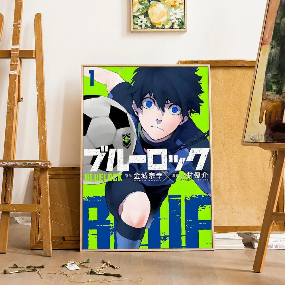 Blue Lock Anime Art Self-Adhesive Waterproof Wall Sticker Decor