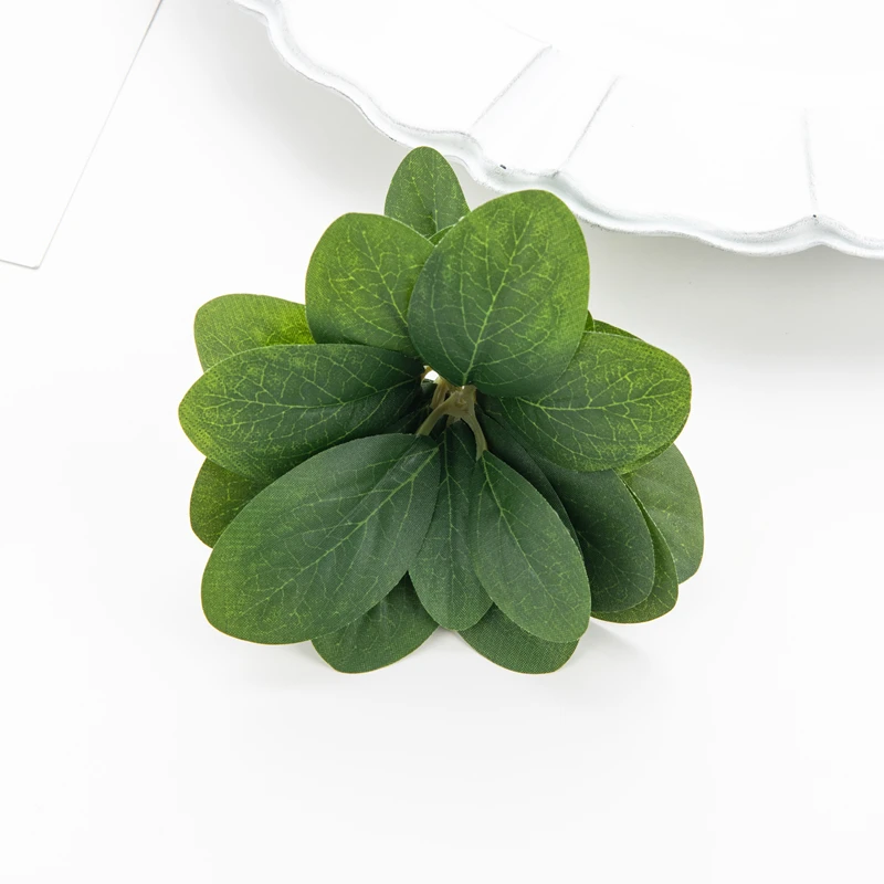 50PCS Künstliche Pflanzen Günstige DIY Kuchen Hochzeit Bouquets Kranz Festival Tisch Dekoration Hause Zimmer Sammelalbum Gefälschte Rose Blatt Geschenk – Detail 9