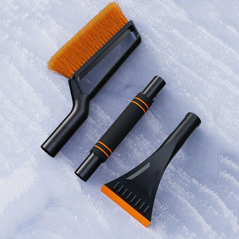 Car snow brush snow ice scraper ice deicing tool ice scraper extendable snow brush car windshield foam grip car auto truck SUV