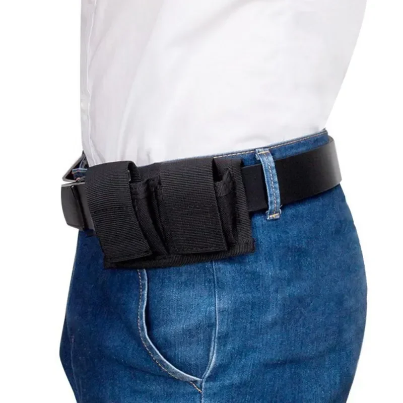 Description Picture 2 of itemMolle Double Speed Loader Pouch Mag Holder Waist Bag Universal Hunting Accessories Revolver Belt Clip Holster Magazine Pouches