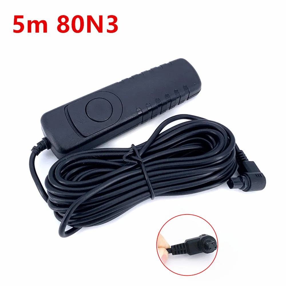 캐논 니콘  후지필름 올림푸스 팬소닉용 셔터 케이블, RS-60E3 RS-80N3 MC-DC2 MC-30 RM-VPR1 RM-S1AM RR100 교체