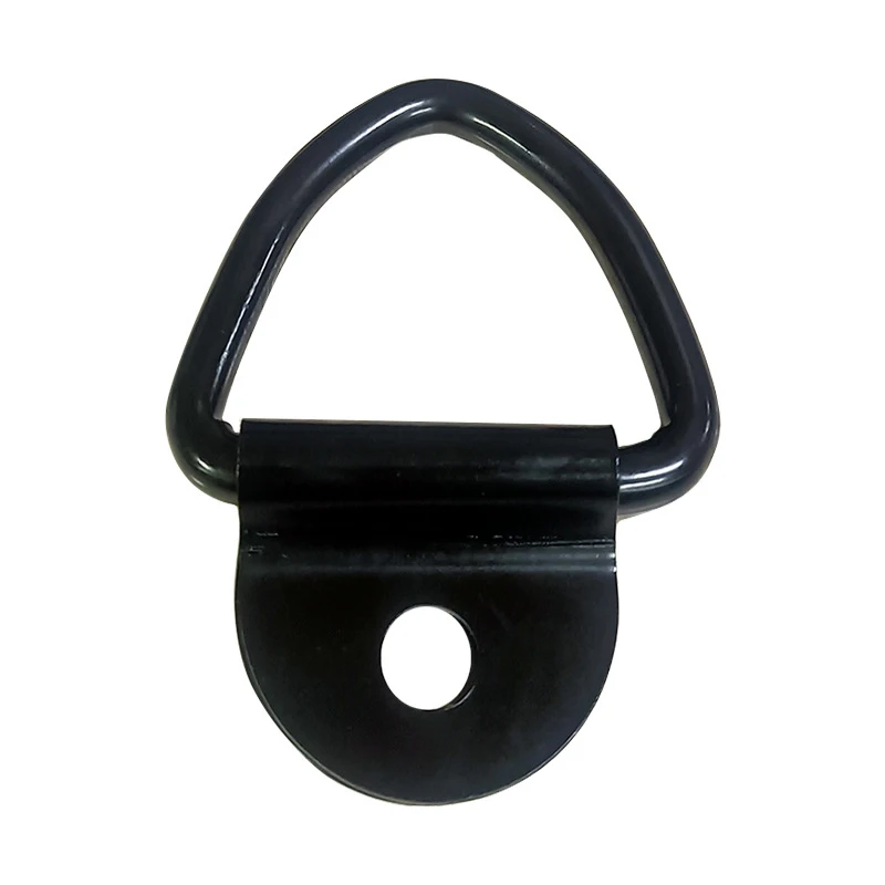 Cargo Tie-Down Anchors V-Ring Bolt On Trailer Trucks Pickups Vans Flush Mount D Shape Pull Hook Tie Down For Trailers RV Boats