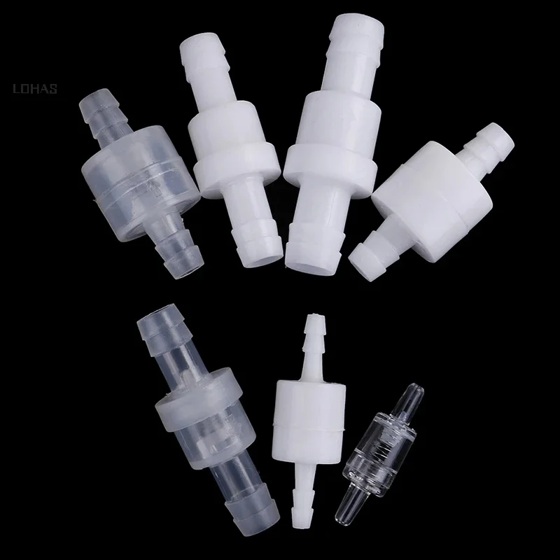 

1Pc 4 / 6 / 8 / 12mm Plastic One Way Inline Check Valve Gas Air Liquid Water Fluids Valve 16 sold