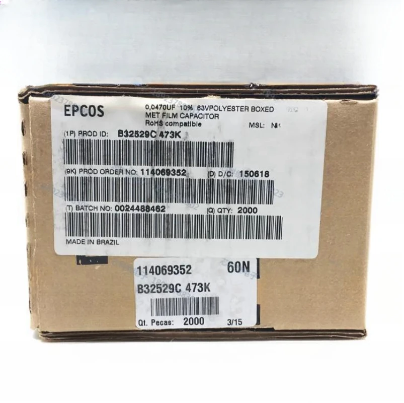 10/100PCS 0.047UF 63V 47NK63 Thin film capacitor