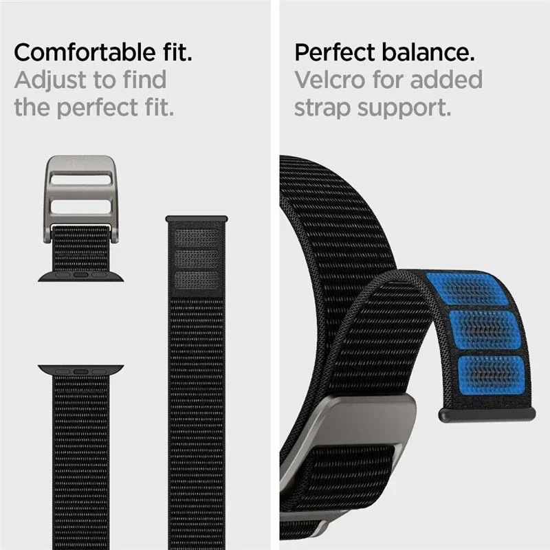 애플 워치용 나일론 루프 스트랩, 스포츠 원단 밴드, IWatch 시리즈 8, 7, 6 Se, 5, 4, 38, 42mm, 울트라 45mm, 41mm, 44mm, 40mm