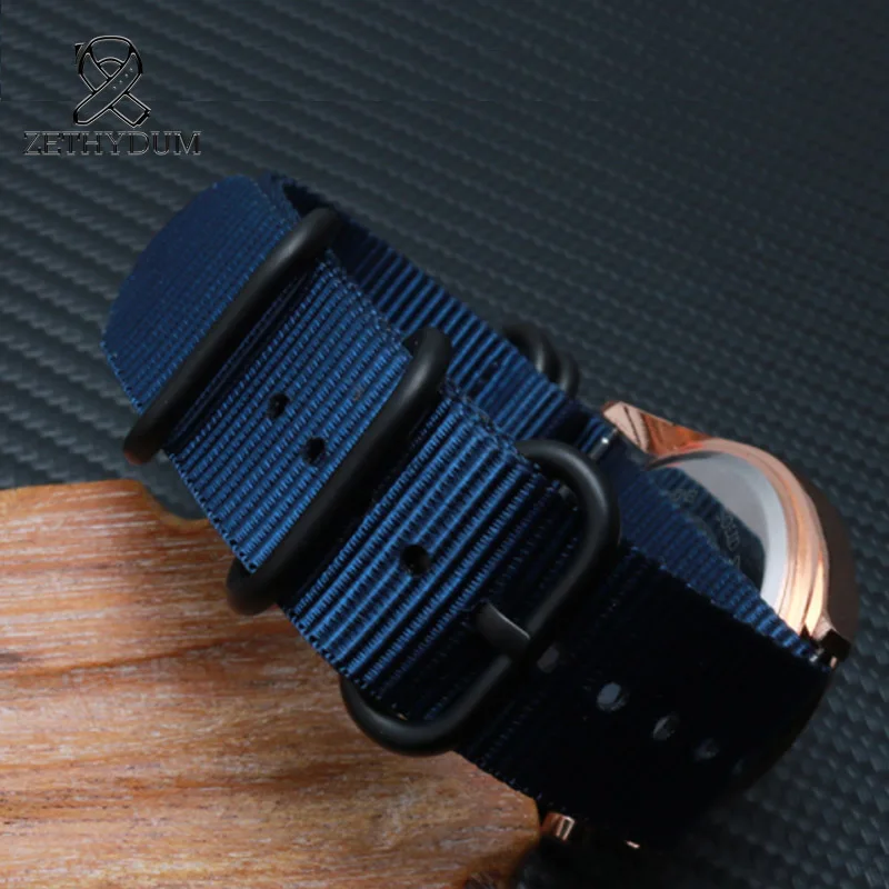 Waterproof Breathable Nylon Canvas Watch Strap - Sporty & Fashionable Wristband Accessory