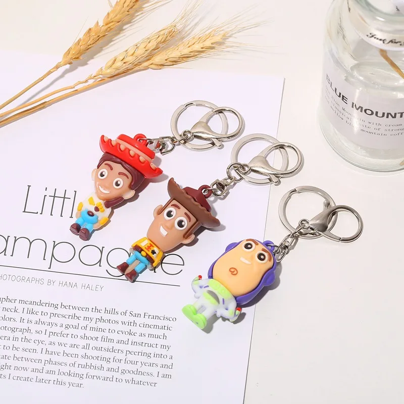 Disney Creative Cartoon New Toy Story Portachiavi Buzz Lightyear Woody Doll Portachiavi Ciondolo Regalo