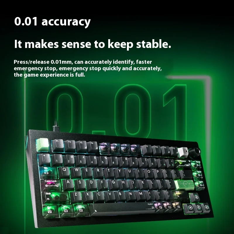 Lemokey L5HE 8K フラッグシップ有線磁気スイッチゲーミングキーボード