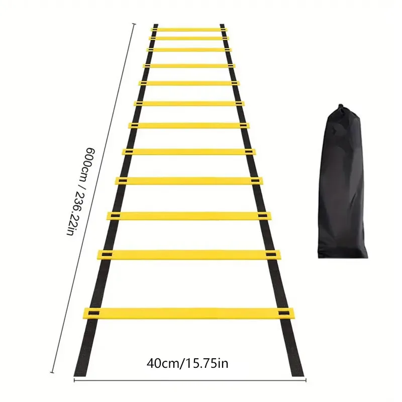 3 M 4 M 6 M Adjustable Agility Ladder Nylon Strap Jumping Ladder Fitness Football Training Equipment