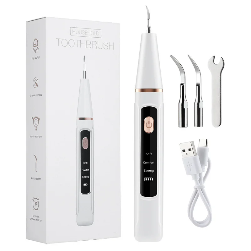 

Electric SonicTooth Stains Remover Ultrasonic Dental Scaler Electric Dental Tooth Stone Cleaner Plaque Remover with 3 Modes