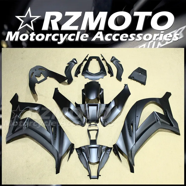 

4Gifts New ABS Motorcycle Fairings Kit Fit For Kawasaki ZX10R 2011 2012 2013 2014 2015 11 12 13 14 15 Bodywork Set Black Matte