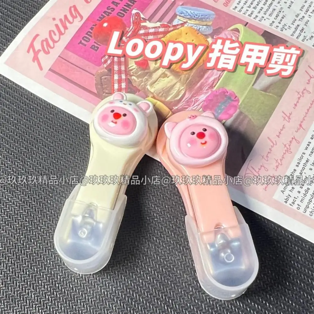 

Loopy Pororo Kawaii Cartoon Cute Dolls Loopy Portable Durable Nail Clippers Anime Plush Toys for Girls Kids Toys Birthday Gift